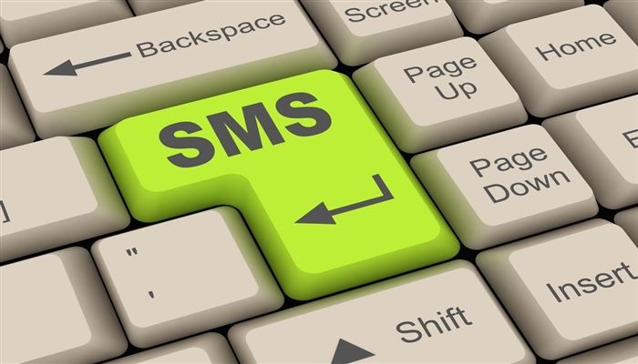 SMS enter key on keyboard